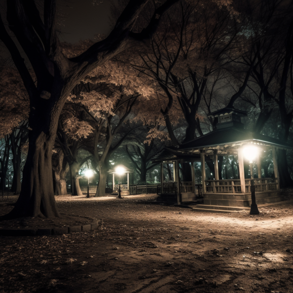 The Spooky Urban Legend of Ghosts in Yoyogi Park at Night