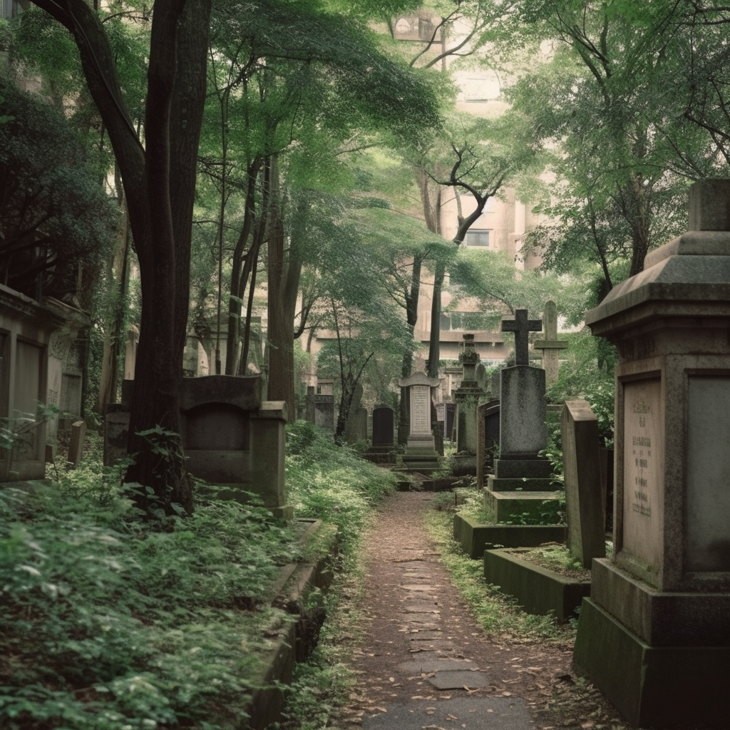 Ghostly Encounters at Aoyama Cemetery: Urban Legends Unveiled